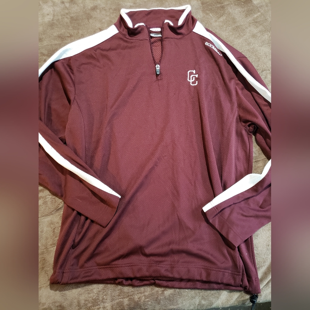 Boombah • large long sleeve half zip shirt